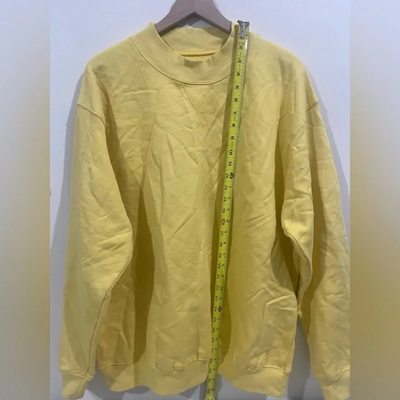 Daily Drills Sunny Yellow Crewneck Sweater - Picture 4 of 9